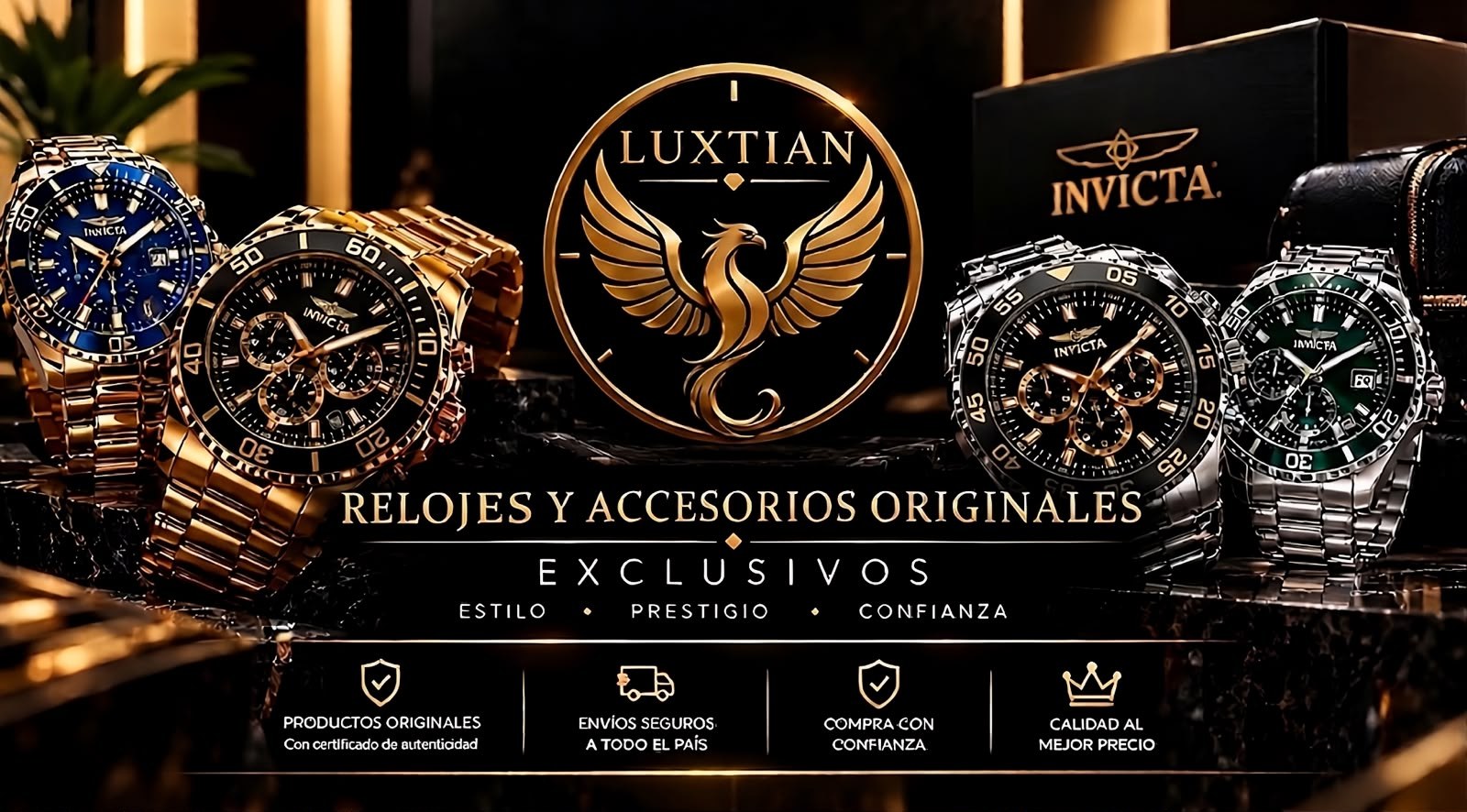 LUXTIAN: relojes y accesorios originales exclusivos. Estilo, prestigio y confianza.